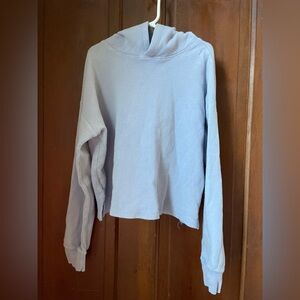 Hanna Andersson girls 10 long sleeve hooded light purple top